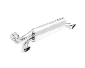 ARMYTRIX Stainless Steel Muffler w/Chrome Silver Tip Porsche Carrera 964 6.6L 1989-1993