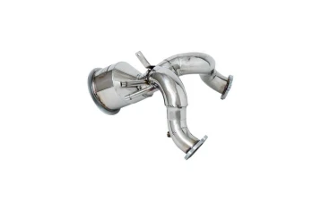 ARMYTRIX High Flow Performance Race Downpipe w/Cat Simulator Porsche Cayenne S 2.9L V6 TT 2019-2020 - PE3T1-6DD - Image 3