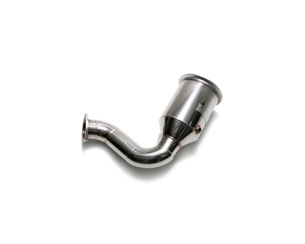 ARMYTRIX Sport Cat Main Downpipe w/200 CPSI Catalytic Converters Porsche Cayenne 2018+ - PE3T1-CD