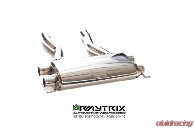 ARMYTRIX Valvetronic Exhaust System BMW X3 M F97 | X4 M F98 2019+ - BMF98E-QS38C