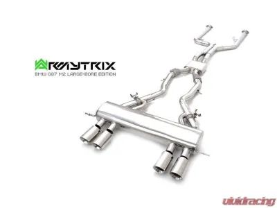 ARMYTRIX Stainless Steel Valvetronic Catback Exhaust System - BMG87-QS33C