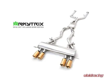 ARMYTRIX Stainless Steel Valvetronic Catback Exhaust System - BMG87-QS33G