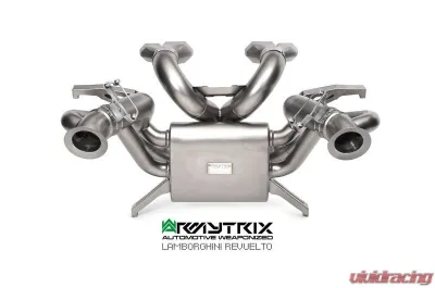 ARMYTRIX Signature Edition Titanium Valvetronic Exhaust System Valvetronic Exhaust System Lamborghini Revuelto 6.5L V12 Hybrid 2024+ - LBRL7T-QS74C