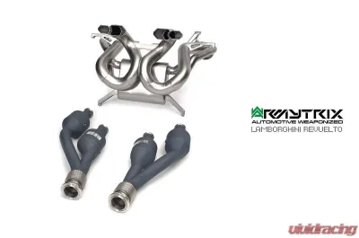 ARMYTRIX Signature Edition Titanium Valvetronic Exhaust System Valvetronic Exhaust System Lamborghini Revuelto 6.5L V12 Hybrid 2024+ - LBRL7T-QS74C