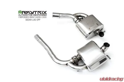 ARMYTRIX Stainless Steel Valvetronic Catback Exhaust Mercedes-Benz W206 C300 Saloon 2.0L Mild Hybrid Turbo 2021+ - MB062-C