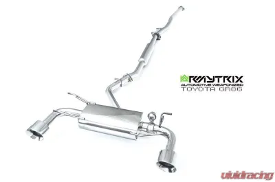 ARMYTRIX Valvetronic Exhaust System Toyota GR86 | Subaru BRZ 2.4L Non-OPF 2022+ - SUZ8B-DS12C