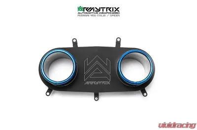 ARMYTRIX Titanium Series Twin Titanium Blue Tips Ferrari 458 Italia | Spider 4.5L V8 2010-2015 - T12-2B