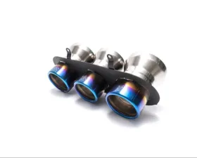 ARMYTRIX Titanium Series Triple Titanium Blue Tips Ferrari 458 Italia | Spider 4.5L V8 2010-2015