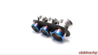 ARMYTRIX Titanium Series Triple Titanium Blue Tips Ferrari 458 Italia | Spider 4.5L V8 2010-2015 - T12-3B