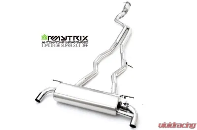 ARMYTRIX Valvetronic Exhaust System Toyota Supra A90 3.0T 2019+ - TOS3E6-DS33B