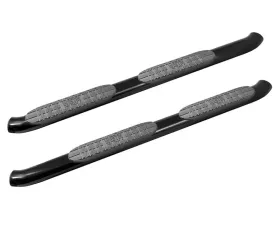 Westin Automotive PRO TRAXX 4 Oval Nerf Step Bars for Jeep Wrangler 2018-2022, Black Stainless Steel