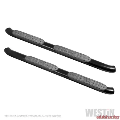 Westin Automotive PRO TRAXX 4 Oval Nerf Step Bars for Jeep Wrangler 2018-2022, Black Stainless Steel - 21-24065