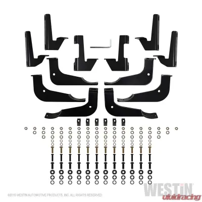 Westin Automotive PRO TRAXX 4 Oval Nerf Step Bars Black Steel for Jeep Gladiator 2020-2022 - 21-24165