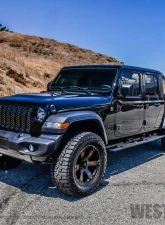 Westin Automotive PRO TRAXX 4 Oval Nerf Step Bars Black Steel for Jeep Gladiator 2020-2022                                     - 21-24165 - Image 2