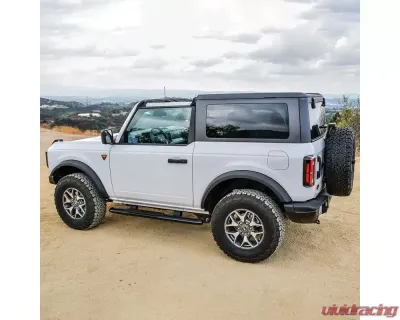 Westin Automotive PRO TRAXX 4 Oval Nerf Step Bars Textured Black for Ford Bronco 2021-2023 - 21-24185