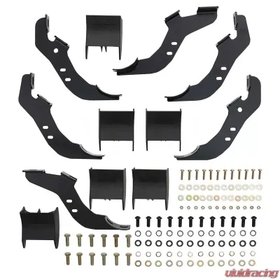 Westin Automotive Pro Traxx 4 Oval Nerf Step Bars Textured Black for Ford Bronco 2021-2023 - 21-24195