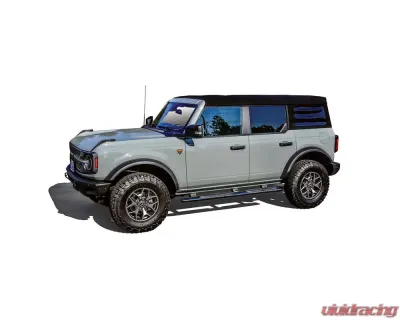 Westin Automotive Pro Traxx 4 Oval Nerf Step Bars Textured Black for Ford Bronco 2021-2023 - 21-24195