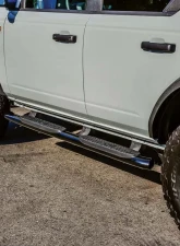 Westin Automotive Pro Traxx 4 Oval Nerf Step Bars Textured Black for Ford Bronco 2021-2023                                     - 21-24195 - Image 8