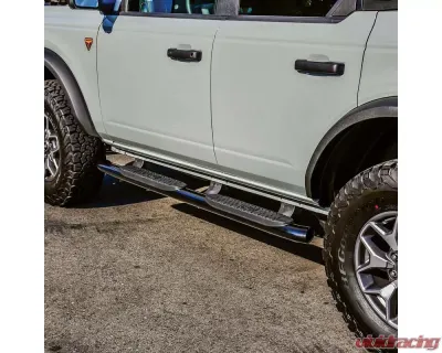 Westin Automotive Pro Traxx 4 Oval Nerf Step Bars Textured Black for Ford Bronco 2021-2023 - 21-24195