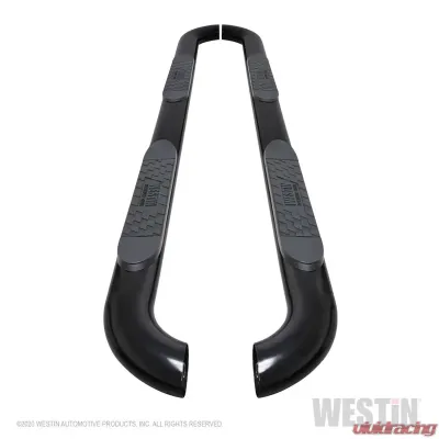 Westin Automotive Platinum 4 Oval Nerf Step Bars Black Steel for Jeep Gladiator 2020-2022 - 21-4165
