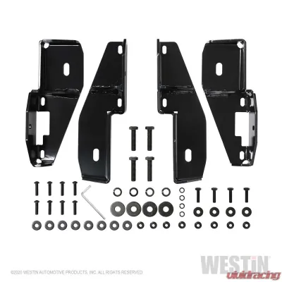 Westin Automotive Platinum 4 Oval Nerf Step Bars Black Steel for Jeep Gladiator 2020-2022 - 21-4165