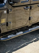 Westin Automotive Platinum 4 Oval Nerf Step Bars Black Steel for Jeep Gladiator 2020-2022                                     - 21-4165 - Image 3