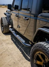 Westin Automotive Platinum 4 Oval Nerf Step Bars Black Steel for Jeep Gladiator 2020-2022                                     - 21-4165 - Image 4