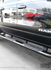 Westin Automotive PRO TRAXX 5 Oval Wheel to Wheel Nerf Step Bars Black for Ram 1500 2019-2022                                     - 21-534705 - Image 4