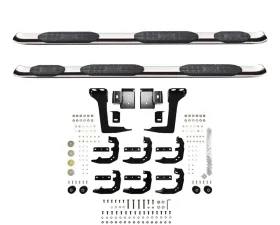 Westin Automotive PRO TRAXX 5 Oval Wheel to Wheel Nerf Step Bars for Ram 1500 2019-2022, Stainless Steel