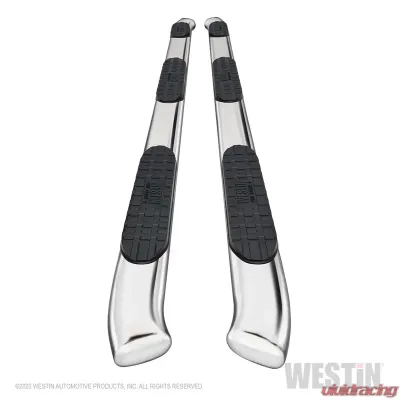 Westin Automotive PRO TRAXX 5 Oval Wheel to Wheel Nerf Step Bars, Polished Stainless Steel - 21-534750