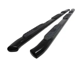 Westin Automotive PRO TRAXX 5 Oval Wheel to Wheel Nerf Step Bars, Black Steel