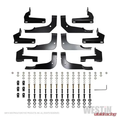 Westin Automotive PRO TRAXX 5 Oval Nerf Step Bars for Jeep Gladiator 2020-2022, Black Steel - 21-54165