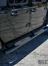Westin Automotive PRO TRAXX 5 Oval Nerf Step Bars for Jeep Gladiator 2020-2022, Black Steel                                     - 21-54165 - Image 4