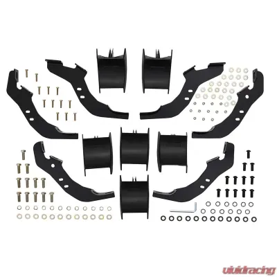 Westin Automotive PRO TRAXX 5 Oval Nerf Step Bars Textured Black for Ford Bronco 2021-2023 - 21-54195