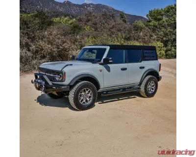 Westin Automotive PRO TRAXX 5 Oval Nerf Step Bars Textured Black for Ford Bronco 2021-2023 - 21-54195