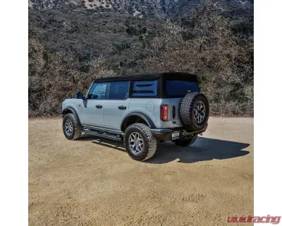 Westin Automotive PRO TRAXX 5 Oval Nerf Step Bars Textured Black for Ford Bronco 2021-2023 - 21-54195