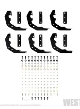 Westin Automotive PRO TRAXX 6 Oval Nerf Step Bars Black Steel for Ram 1500 2019-2022                                     - 21-64085 - Image 9