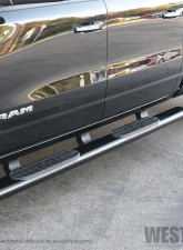 Westin Automotive PRO TRAXX 6 Oval Nerf Step Bars Black Steel for Ram 1500 2019-2022                                     - 21-64085 - Image 4