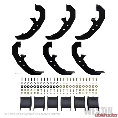Westin Automotive PRO TRAXX 6 Oval Nerf Step Bars Black Steel for 2019-2022 Chevy/GMC Trucks - 21-64135