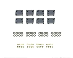 Westin Automotive Premier Oval Nerf Step Bar Mount Kit Black for Nissan Titan 2016-2021