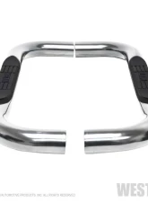 Westin Automotive E-Series 3 Round Nerf Step Bars, Polished Stainless Steel, 2019-2022 Chevy Silverado & GMC Sierra                                     - 23-4110 - Image 3