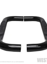 Westin Automotive E-Series 3 Round Nerf Step Bars, Black Steel, 2019-2022 Chevy Silverado, GMC Sierra                                     - 23-4115 - Image 3