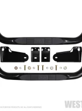 Westin Automotive E-Series 3 Round Nerf Step Bars, Black Steel, 2019-2022 Chevy Silverado, GMC Sierra                                     - 23-4115 - Image 6