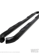 Westin Automotive E-Series 3 Round Nerf Step Bars for Ford Ranger 2019-2021, Black Steel                                     - 23-4155 - Image 4