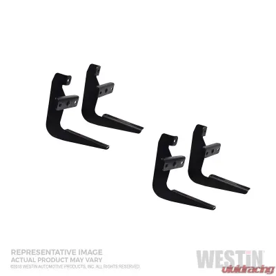 Westin Automotive Running Board Mount Kit for Ford F-150/F-250/F-350 Super Crew Cab, Black Finish - 27-2195