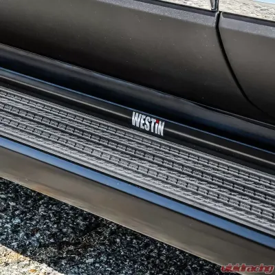 Westin Automotive SG6 Running Boards, Black Aluminum, 79 in., Fits Multiple Chevy, Ford, Dodge Models - 27-64735