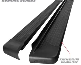 Westin Automotive SG6 Running Boards, Black Aluminum, 83 in. for Dodge Ram 1500/2500/3500, Honda Ridgeline