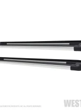 Westin Automotive SG6 LED Running Boards, 79 in. Polished Aluminum, Black/Chrome, Fits Multiple Models                                     - 27-65730 - Image 2