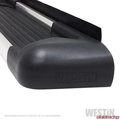 Westin Automotive SG6 LED Running Boards, 79 in. Polished Aluminum, Black/Chrome, Fits Multiple Models - 27-65730