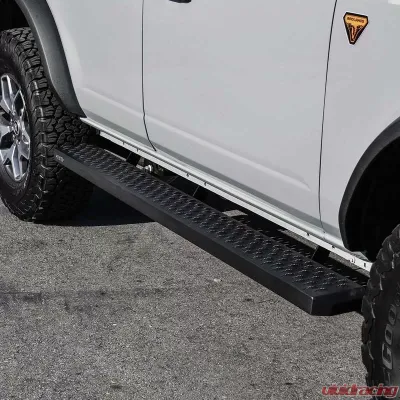 Westin Grate Steps Running Boards Textured Black Ford Bronco 4 Door 2021-2023 - 27-74725